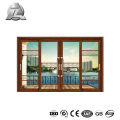 extruded aluminum three track sliding window frame